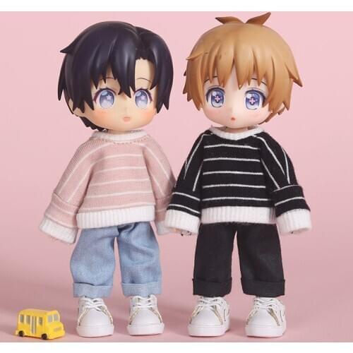 Ob11 baby clothes jeans wide leg pants clothes pants Molly GSC plastid body 9 12 points BJD