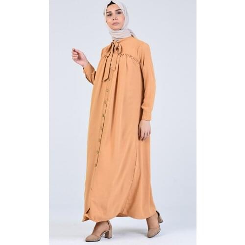 Minahill Buttoned Dress 5671-05 Mink 5671-05