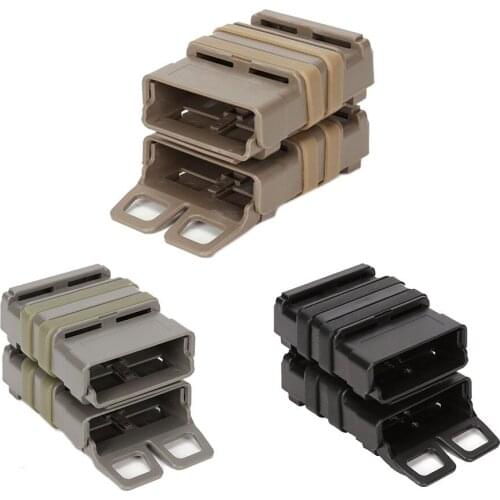 Outdoor Fast Mag Holders Clip 5.56 Mag M4 Fast Magazine Pouch Quick Attach Molle System Hunting Shooting Accessory For Bag Vest