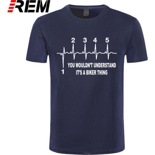 REM Summer Fashion Style Its a biker thing motorcycle T Shirt Mens Cotton O Neck Short Sleeve Hip-Hop Tops Tees