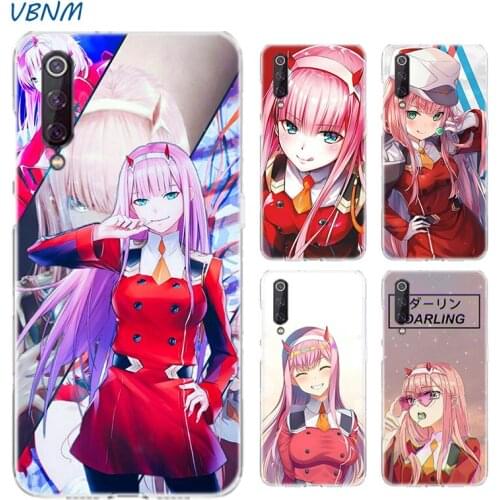 Zero Two Darling in the FraXX Silicone Case For Xiaomi Note 10 9 8 lite A3 5X 6X CC9 CC9E 9SE 8SE 9T F1 Bags Cover