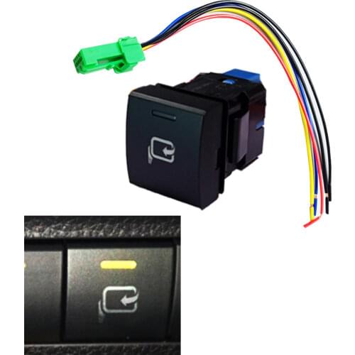 Rearview Mirror Folding Adjustment Switch Button with Wire For Toyota Camry 2018 for Avalon RAV4 2019 2020