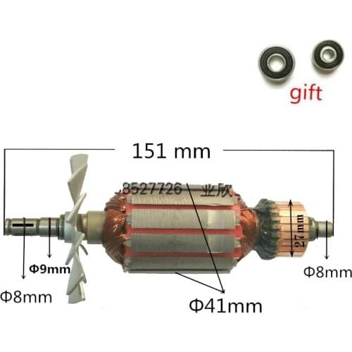 Motor Armature Engine rotor AC220-240V Replacement for MAKITA 4100NB 4101R diamond Blade Armature