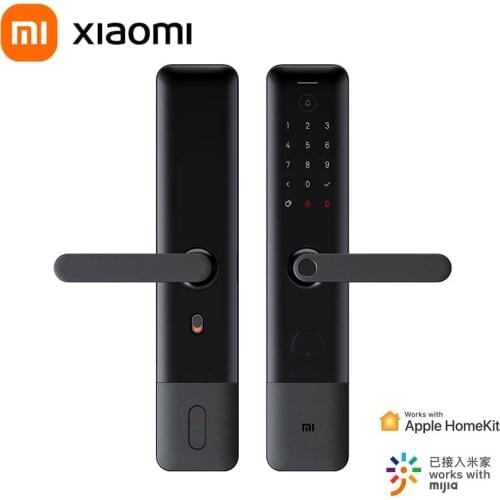 XIAOMI MIJIA Smart Door Lock E Anti-Mortise Lock Body Electronic Doorbell Intelligent linkage 6 Ways To Unlock 7 Safety Designs