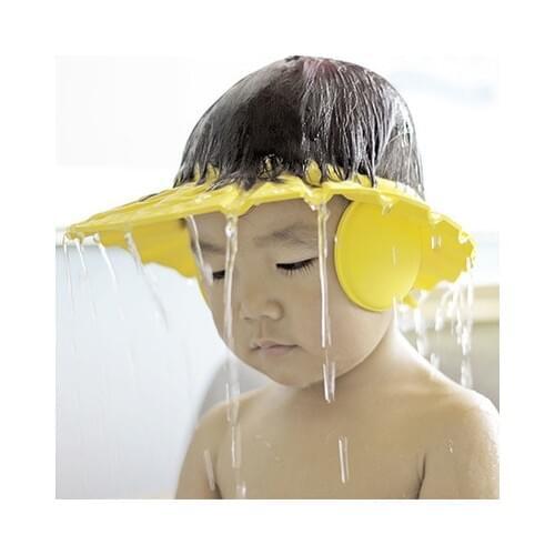 Waterproof Shampoo Caps Bathing Bath Protect Soft Wash Head Baby Newborn Shower Folding Adjustable Infant Hat Kids Play