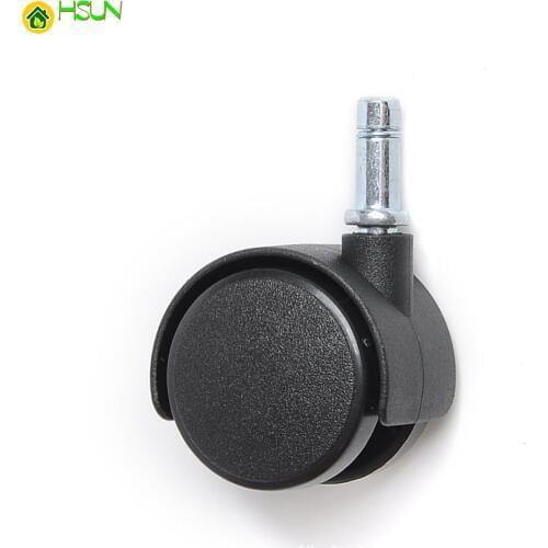 1.0/1.5/2.0 Inch Casters Nylon Plunger Universal Caster Furniture Casters Electrical Plastic Wheel