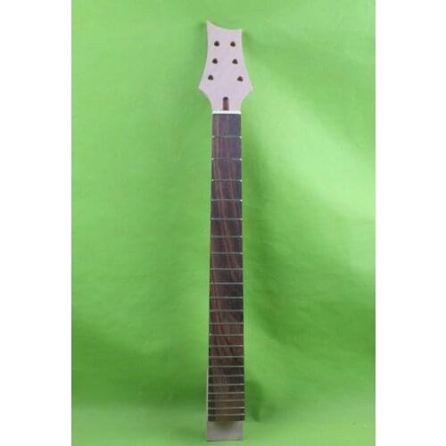 1 pcs 25.5 " Unfinished electric guitar neck mahogany made rosewood fingerboard 001