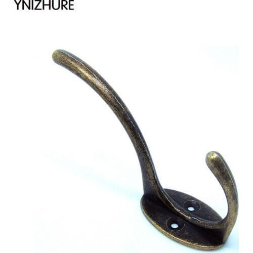 20pcs 97*60mm Antique alloy hook coat hooks cupboard bronze hook coat hook hardware