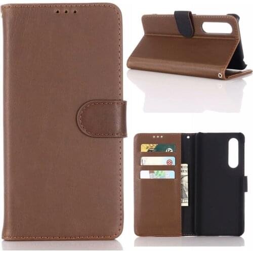 For Sharp SHG02 Case Retro Crazy Horse Wallet Leather Case With Stand For Sharp Aquos Zero5G basic JP