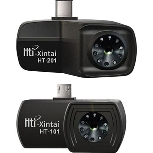 HT-201 Multifunctional Hti Cell Phone External Infrared Thermal Image Camera Image & Video Type-c W/ Adapter