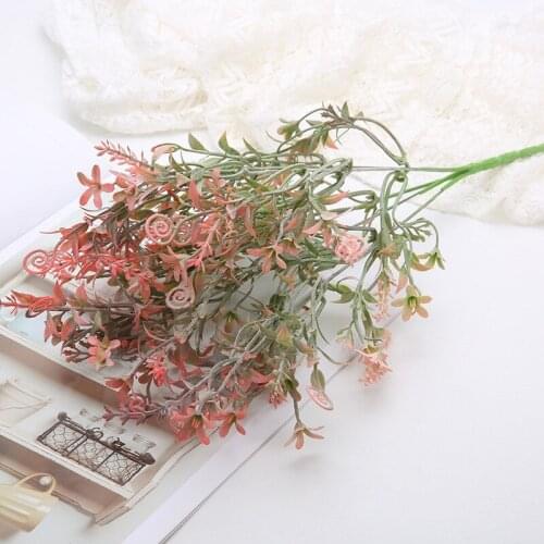 Home decoration Artificial Bluegrass fake plant plastic flower for wedding decor