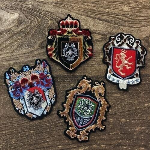 Fashion patch metal badge embroidery patch patch jacket badge decal DIY clothing decoration accessories