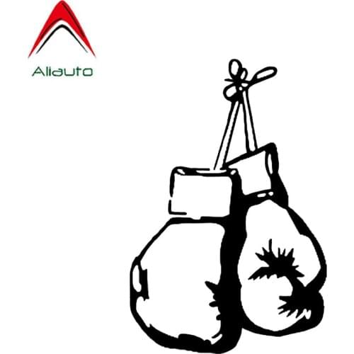 Aliauto Fashion Car Stickers Boxer Boxing Gloves Decor Vinyl Waterproof Reflective Decals Motorcycles Accessories,13cm*9cm