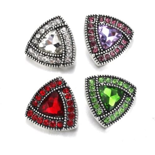Fashion charm 18-20mm Metal Snap Button rhinestones Button fit Snap Bracelets Bangles snap Jewelry women jewelry wholesale