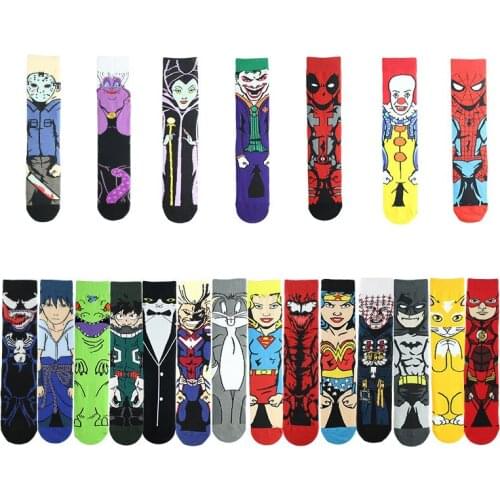 Anime Movie Venom Cartoon Stockings Novelty Mens Womens couples Socks Spring Autumn Winter Cosplay Socks