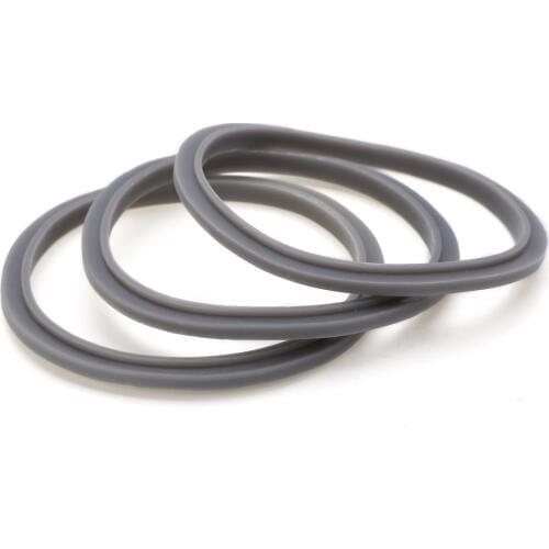 New 3Pcs/lot Gray Rubber Gasket High Quality O Shape Replacement Seal Ring Gasket Home Kitchen Tool Accessories 100mm Diameter