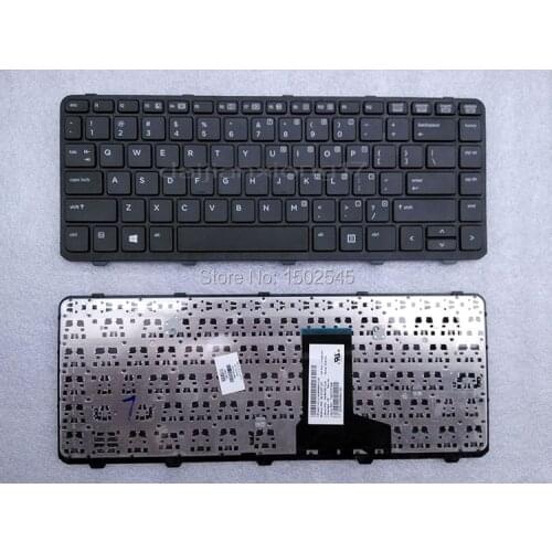 Free shipping genuine original laptop US keyboard for HP ProBook 430 G0 G1 US keyboard with border black