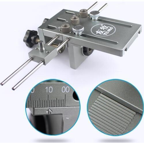 Dowelling Jig for Furniture Fast Connecting Cam Fitting 3 In 1 Woodworking Drill Guide Kit Locator