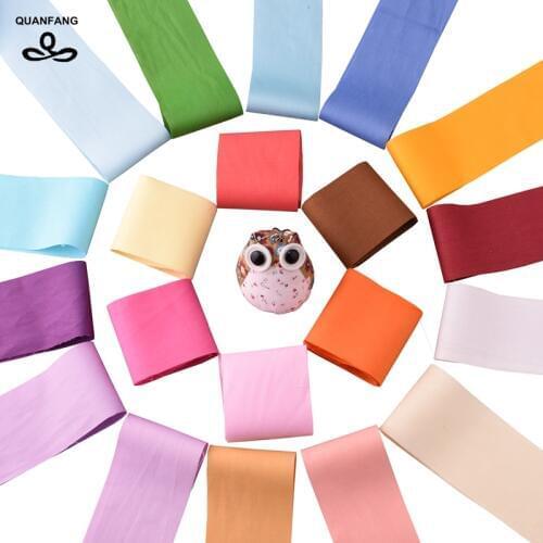 QUANFANG 20pcs/lot Random Mix Solid Color Cotton Fabric For Patchwork DIY Quilting Sewing Cloth Crafts Doll Materials 5cmx50cm