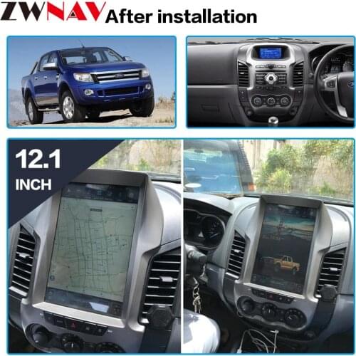 Tesla Verticl screen Android 9.0 Car multimedia Player For Ford Ranger Ford F250 2015+ car GPS Navi audio radio stereo head unit