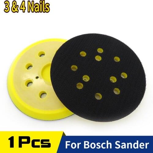 1 Pcs 5Inch 125MM 8-Hole Back-up Sanding Pad Hook and Loop Sander Backing Pad for Electric Grinder Power Tools Accessories