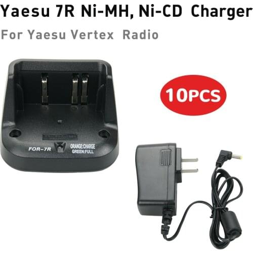 10Pcs FNB-80 FNB-80Li Battery Charger for Yaesu Vertex HX471SS VX-5 VX-5R VX-5RS VX-6 VX-6R/E VX-7R VX-7RB VXA-700 VXA-710