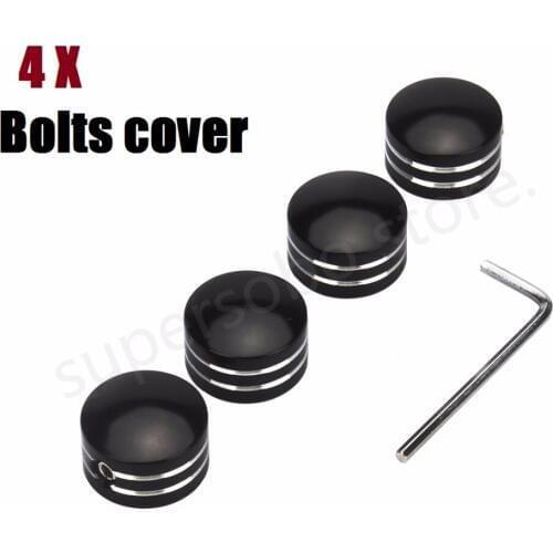 4X Head Bolt Covers For Harley Sportster XL883 XL1200 head bolts covers for Twin Cam Big Twin 1340 Evo