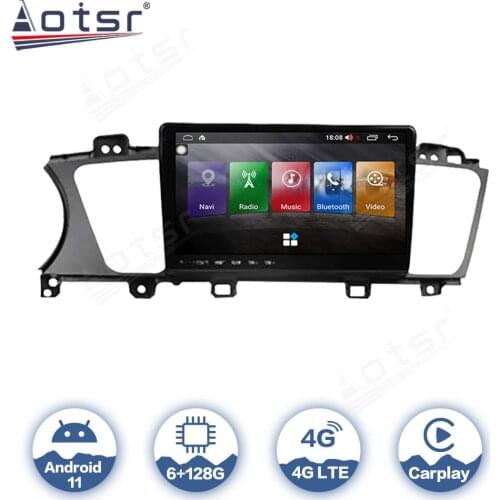 For Kia K7 Cadenza 2013 - 2017 Android 10 Car Radio Central Multimedia Player GPS Navigation 4G LTE CarPlay AutoRadio 6+128G