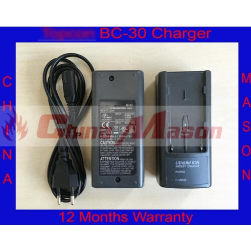 Topcon BC-30 Charger for BT-65Q, BT-66Q Battery