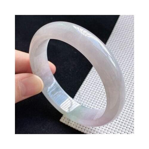 Myanmar Jade 54-64mm Light Purple Bracelet Elegant Princess Jewelry For Mom For Girlfriend