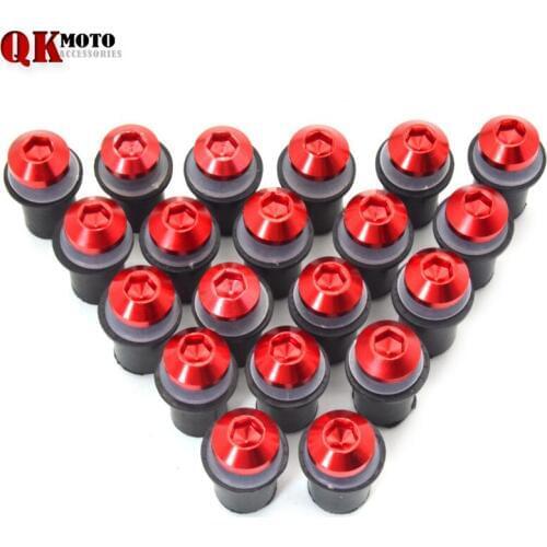 FOR HONDA CBR 600 F2,F3,F4,F4i CBR900RR CBR1000RR CBR954RR CB600F Universal Windscreen Windshield Bolts Screw for HORNET 250 600
