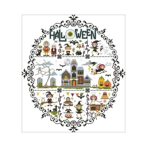 NN xiaoyi cotton self-matching cross stitch Cross stitch RS cotton comes with no prints Halloween