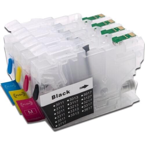 LC3319 LC3319XL Refillable Ink Cartridge with Chip Show Ink Level for Brother MFC-J5730 J6530 J6930 J6730 J5330 printer