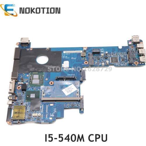 NOKOTION LA-5251P 598764-001 610549-001 For HP Pavilion 2540P Laptop Motherboard I5-540M CPU DDR3 full test