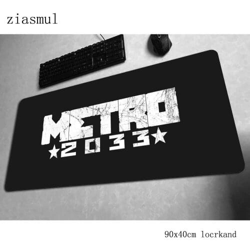 Metro 2033 mouse pad 90x40cm mousepads hot sales best gaming mousepad gamer locrkand personalized mouse pads keyboard pc pad