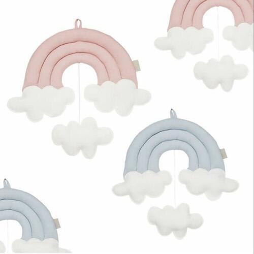 Cute Wall Pendents Lovely Cotton Rainbow Rain Drops Soft Kids Room Wall Decorative Christmas Baby Nursery Room Home Decor