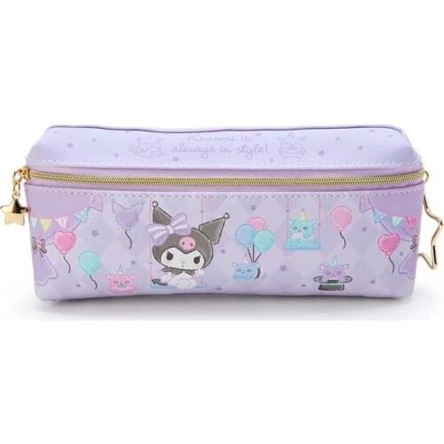 Cute Melody Kuromi Cinnamorolls Pencil Case School class fountain pen High capacity zipper bag for children fine Christmas gift