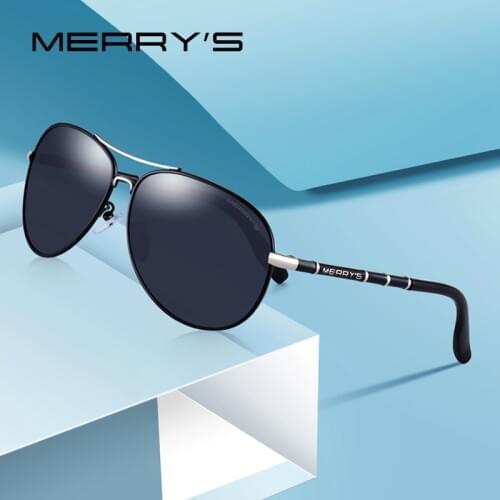 MERRYS DESIGN Men Classic Pilot Sunglasses HD Polarized Sunglasses For Men Luxury Shades UV400 Protection S8766