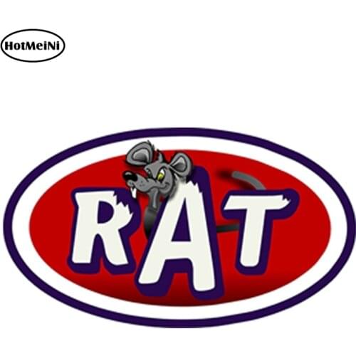 HotMeiNi 13cm x 7.4cm Phantom Series Rat Decal Sticker Funny Car Reflective Decal Car Stickers Car Styling