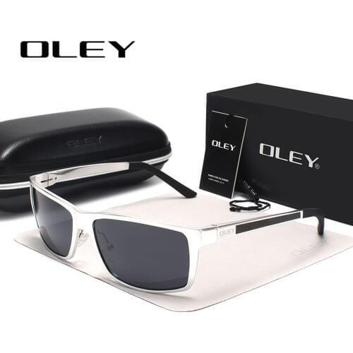 OLEY Brand Square Sunglasses Polarized UV400 Lens Eyewear Accessories Male Sun Glasses For Men/Women Support custom logo