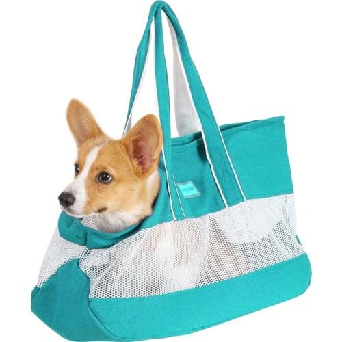 Travel Pet Carrier Tote Bag Dog Tote Cat Cage Safety Purse Portable Pet Soft-Sided Carrier Outdoor Dog Cat Carrying Purse