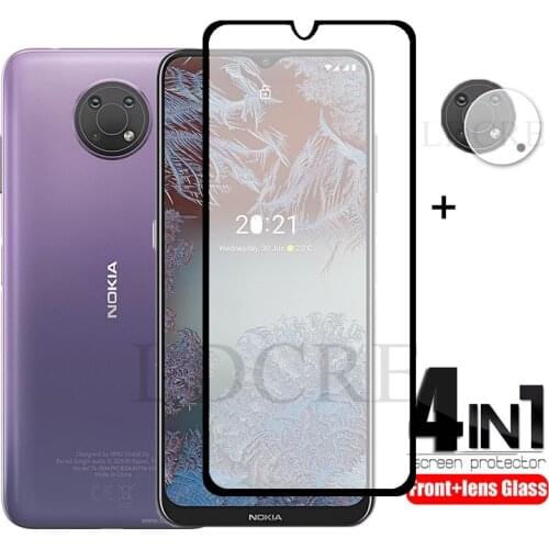 Full Glass For Nokia G10 Glass Tempered Protective Glass for Nokia G10 Ultra-thin Glass Lens Camera film For Nokia G10 Nokia G20