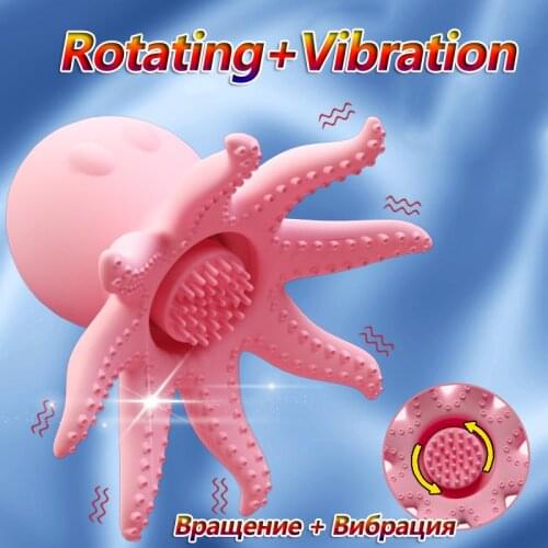 Sex Shop Rotating Breast Stimulation Bra Massager Nipple Sucker Octopus Shape Famale Masturbador Vibrator Sexy Toys For Women