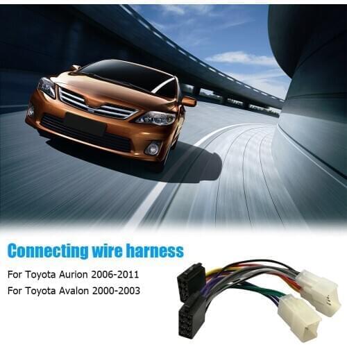 Harness Adapter Plug Cable Car Accessory ISO Car Stereo Radio Harness Adapter Wiring Connector for Toyota Camry Corolla