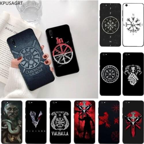 Slavic Viking symbol Kolovrat Phone Case For Vivo Y91c Y17 Y51 Y67 Y55 Y7s Y81S Y19 V17 vivos5