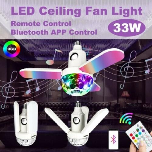 New Big Magic Ball 40W RGB Dimmable Music Lamp Remote&APP Control Ceiling Lights For Home Bluetooth-compatible Lighting Led Lamp