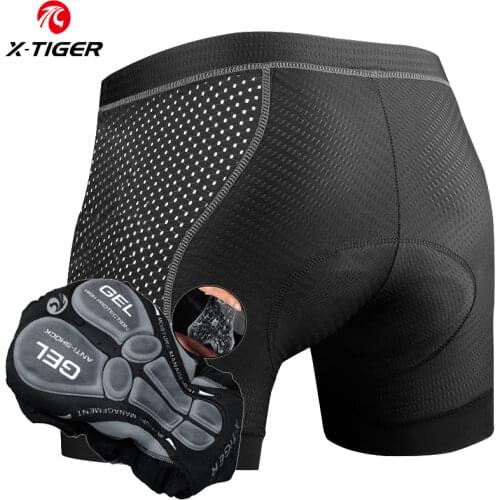 X-Tiger Cycling Underwear Upgrade 5D Padded Cycling Shorts 100% Lycra Shockproof MTB Bicycle Shorts Road Bike Shorts