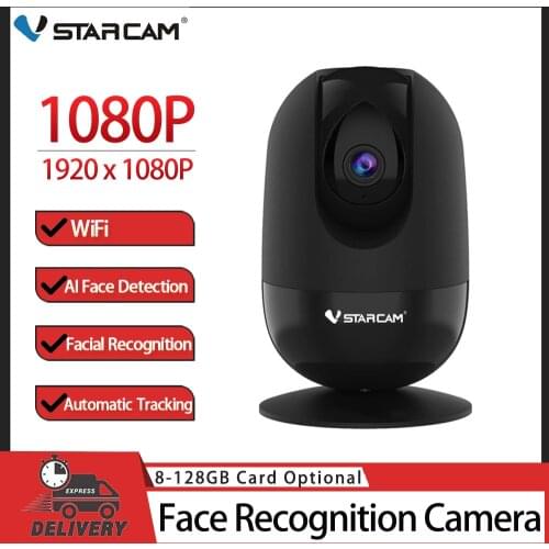 Vstarcam New Face Recognition Camera 1080P Wifi IP Camera AI Facial Detection Camera Auto Tracking CCTV Surveillance Camera