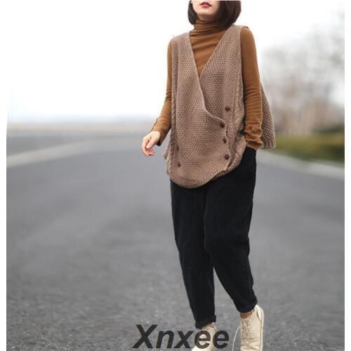 Женские вязаные жилеты Xnxee China At AliExpress