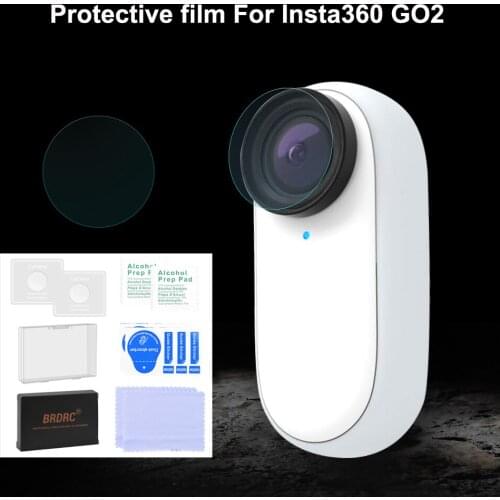 Lens Tempered Film for Insta360 GO2 Screen Protective Film HD Scratch proof Gimbal Cover for Insta360 go2 Gimbal Camera Accesory